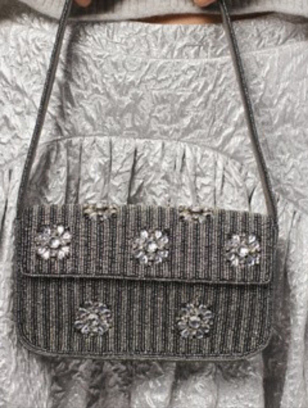 Anthro The Fiona Beaded Bag: Geometric Edition